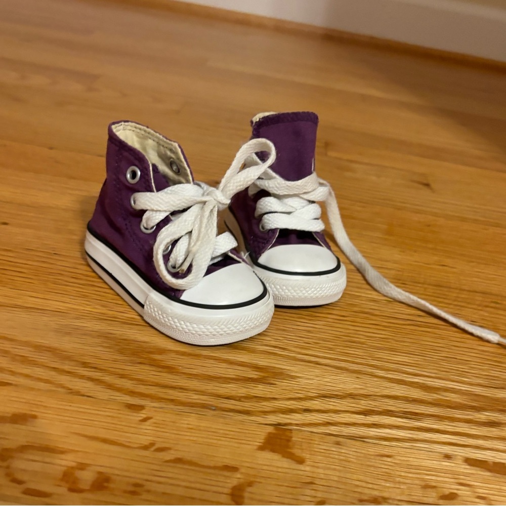 EUC Baby Converse Shoes - Size 2